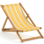 Шезлонг из акации и ткани Argentina варинант исполнения - 3 | Loft Concept в Брянске