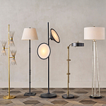 Торшер с абажурами из тонких металлических палочек Wild Thorns варинант исполнения - 3 | Loft Concept в Брянске