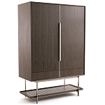 Платяной шкаф из серого дуба Sawada Gray Oak Wardrobe варинант исполнения - 1 | Loft Concept в Брянске