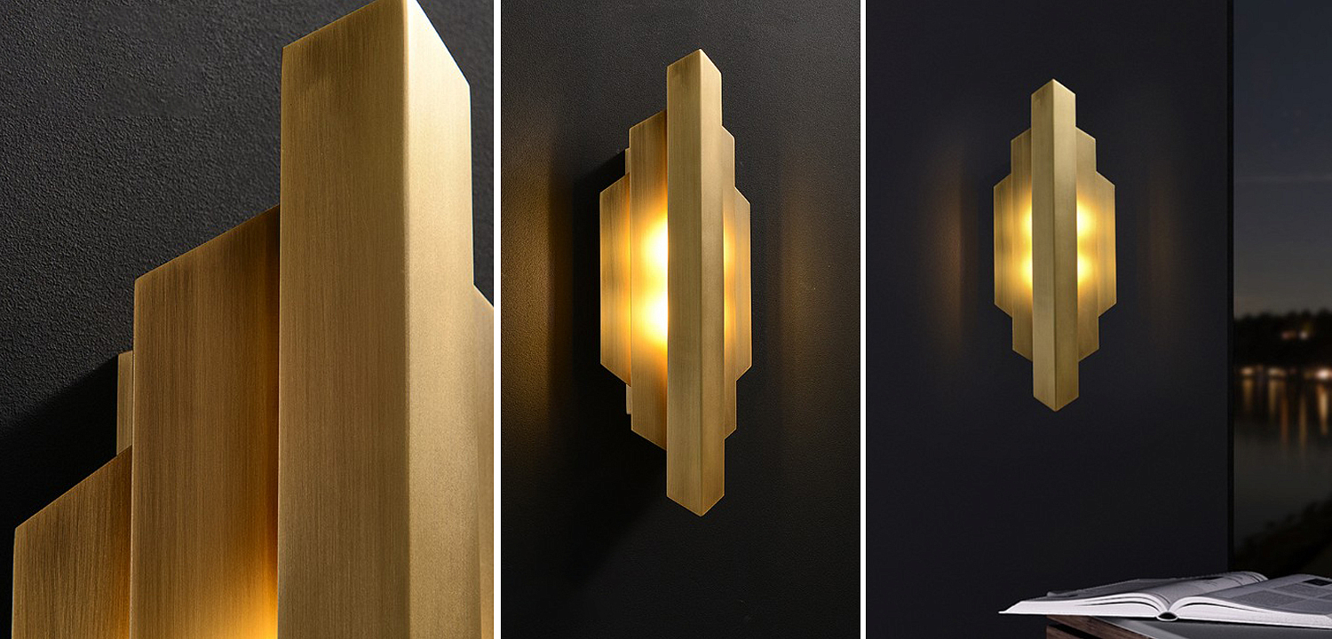 Бра Deco Sconce Vertical Geometric Modern Studio Endo Бра Deco Sconce Vertical Geometric Modern Studio Endo - Loft-Concept в Брянске