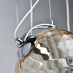 Люстра каскадная с 9-ю разноцветными стеклянными плафонами Kaleido варинант исполнения - 8 | Loft Concept в Брянске