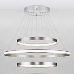 Люстра Light Ring Vertical Silver 5 колец серебро варинант исполнения - 4 | Loft Concept в Брянске