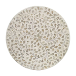 Приставной столик с рисунком из раковин устриц Bone Inlay варинант исполнения - 4 | Loft Concept в Брянске