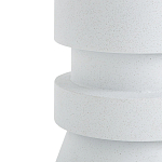 Приставной стол из искусственного камня Chess White варинант исполнения - 2 | Loft Concept в Брянске