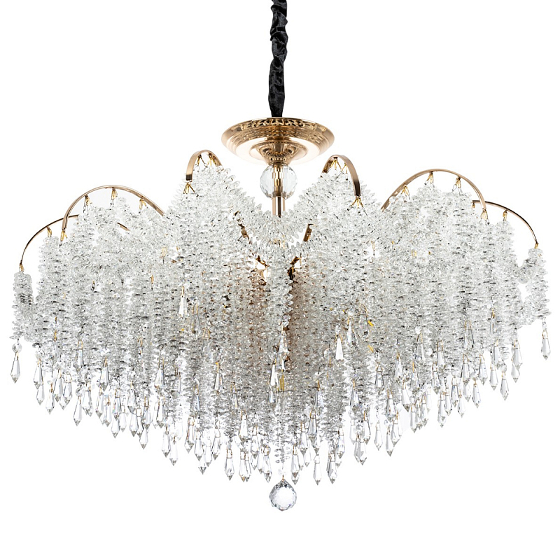Люстра с хрустальными подвесками Crystal Classic Fairytree Chandelier 16 Золотой Прозрачное Стекло Люстра с хрустальными подвесками Crystal Classic Fairytree Chandelier 16 Золотой Прозрачное Стекло в Брянске | Loft Concept
