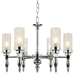 Люстра цвета хром Balusters D55 см