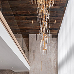 Люстра большая с прозрачными подвесками в форме капель Droplet Chandelier варинант исполнения - 2 | Loft Concept в Брянске