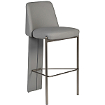 Стул барный серый с обивкой из экокожи Special Support варинант исполнения - 1 | Loft Concept в Брянске