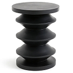 Фигурный приставной столик черного цвета AMORPHOUS варинант исполнения - 1 | Loft Concept в Брянске