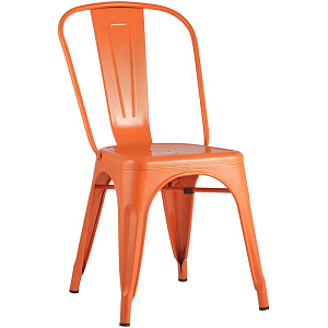 Стул TOLIX Оранжевый Глянцевый Металл
