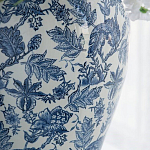 Ваза с крышкой и бело-синим цветочным узором Blue & White Ornament  варинант исполнения - 6 | Loft Concept в Брянске