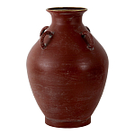 Ваза бордовая с 4-мя фактурными ручками Vase Burgundy Glaze варинант исполнения - 1 | Loft Concept в Брянске