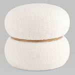 Пуф Полли S тедди белый варинант исполнения - 1 | Loft Concept в Брянске