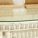 Комплект уличной мебели из ротанга Clara белый варинант исполнения - 11 | Loft Concept в Брянске