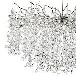 Люстра с хрустальными подвесками на металлических ветках Fairytree Light Silver Chandelier 18 варинант исполнения - 3 | Loft Concept в Брянске