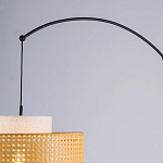 Торшер с декоративным поясом из плетеного бамбука Biuloggicu варинант исполнения - 3 | Loft Concept в Брянске