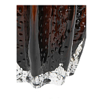 Ваза стеклянная янтарного цвета с текстурированным силуэтом Carambola варинант исполнения - 3 | Loft Concept в Брянске