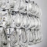 Люстра с хрустальными подвесками в виде капель Antoine Crystal Drops Chrome Chandelier 16 варинант исполнения - 3 | Loft Concept в Брянске