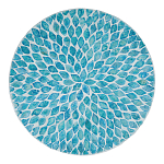 Столик с инкрустацией с перламутровым узором Flower Blue варинант исполнения - 2 | Loft Concept в Брянске