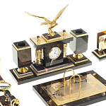 Настольный письменный набор из яшмы и долерита в подарочной упаковке Manager Organizer варинант исполнения - 2 | Loft Concept в Брянске