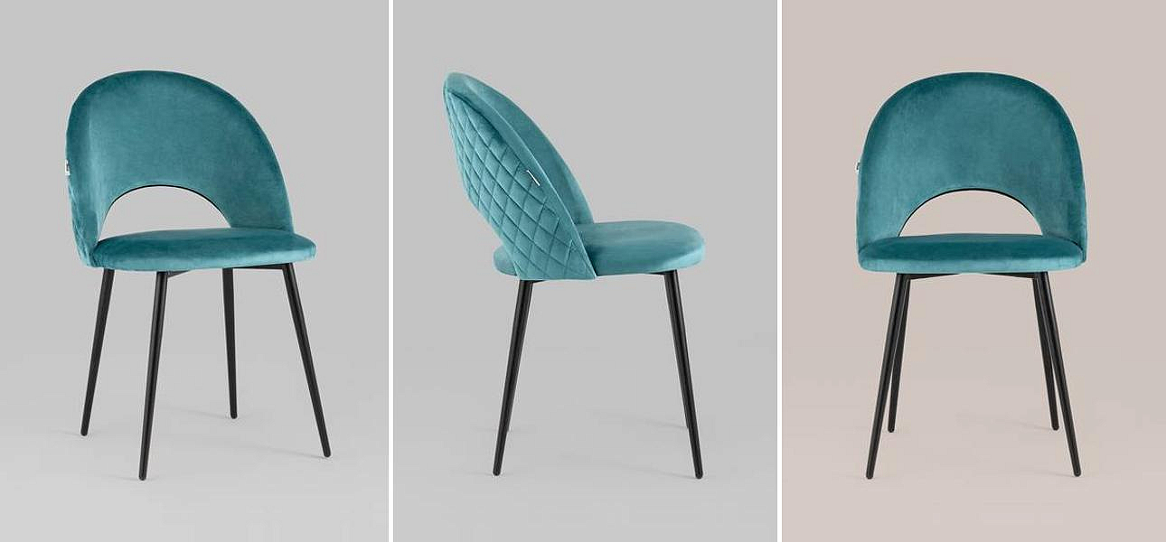 Стул CLIFF Chair Бирюзовый Велюр Стул CLIFF Chair Бирюзовый Велюр - Loft-Concept в Брянске