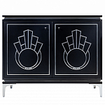 Черный комод в стиле арт-деко Luciano варинант исполнения - 1 | Loft Concept в Брянске