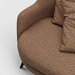 Мебельная ткань Шенилл терракотовый цвет 142 см T4-58 варинант исполнения - 4 | Loft Concept в Брянске