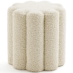 Пуф с обивкой из ткани букле Flo Pouf варинант исполнения - 1 | Loft Concept в Брянске