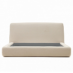 Кровать со съемным бежевым чехлом из ткани букле White Boucle Collection варинант исполнения - 3 | Loft Concept в Брянске