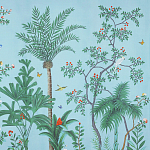 Обои ручная роспись Amazonia Duck Egg варинант исполнения - 2 | Loft Concept в Брянске