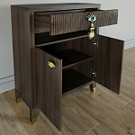 Комод Elsa Dreams Walnut Двухстворчатый  варинант исполнения - 1 | Loft Concept в Брянске