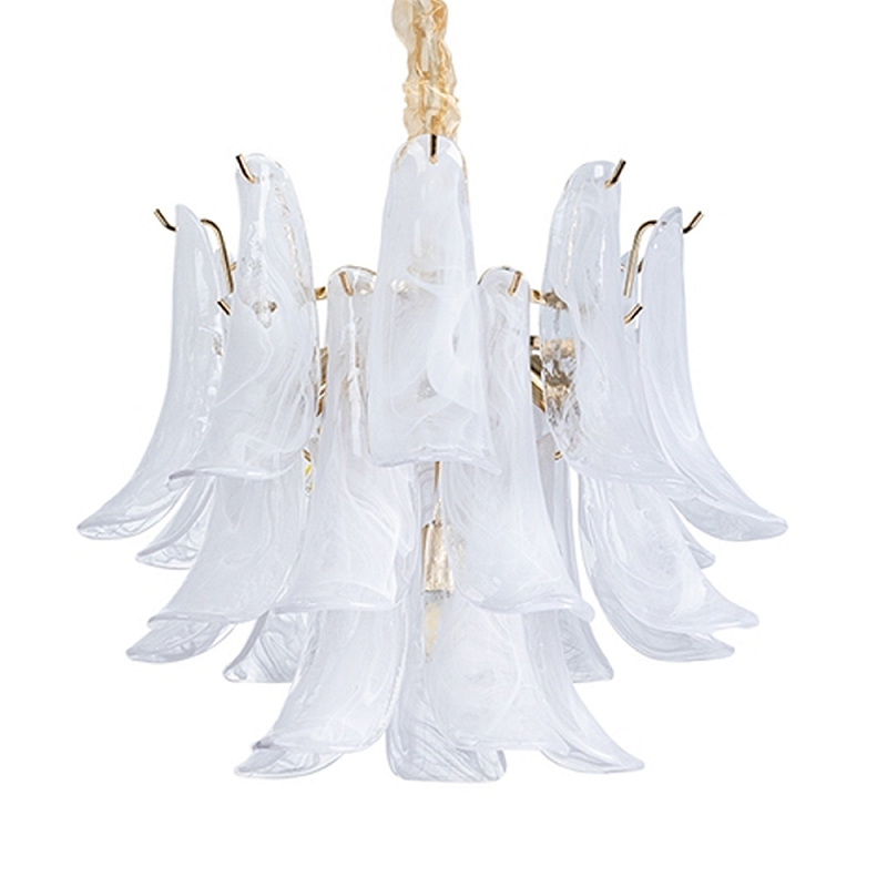 Люстра Lamp Silvia Белый Золотой Люстра Lamp Silvia Белый Золотой в Брянске | Loft Concept