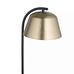 Торшер на изогнутом основании в сочетании черного и золотистого цвета Stable Base варинант исполнения - 2 | Loft Concept в Брянске