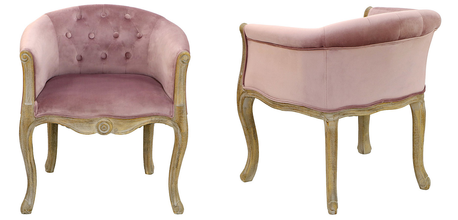 Кресло French Provence Armchair Roderic pink Кресло French Provence Armchair Roderic pink - Loft-Concept в Брянске