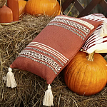 Подушка декоративная с вышивкой и кисточками Ethnic mix варинант исполнения - 5 | Loft Concept в Брянске