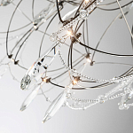 Люстра с каркасом из тонких металлических нитей и хрустальными подвесками Crystal Metal Threads Chandelier 100 варинант исполнения - 2 | Loft Concept в Брянске