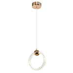 Подвесной светильник светодиодный в форме кольца Lighting Rings Gold варинант исполнения - 1 | Loft Concept в Брянске
