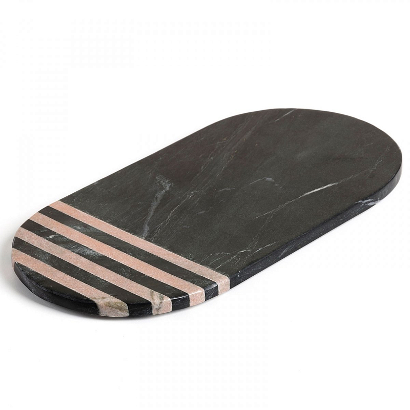 Разделочная доска Pink on Black Черный Розовый (Rose) Разделочная доска Pink on Black Черный Розовый (Rose) в Брянске | Loft Concept