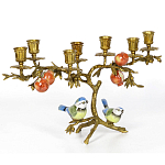 Бронзовый подсвечник на 7 свечей Eden Garden варинант исполнения - 2 | Loft Concept в Брянске