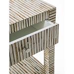 Тумбочка прикроватная Vancouver Bone Inlay Bedside Beige варинант исполнения - 2 | Loft Concept в Брянске