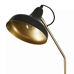 Торшер с плафоном в форме купола в сочетании черного и золотистого цвета Minimalist Execution варинант исполнения - 1 | Loft Concept в Брянске