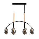 Люстра с серыми стеклянными плафонами Inscription варинант исполнения - 1 | Loft Concept в Брянске