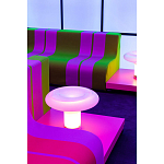 Дизайнерский кофейный стол на круглых ножках Poltronova T02 Pink Coffee Table варинант исполнения - 8 | Loft Concept в Брянске