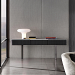 Консоль чёрная с позолоченной центральной частью Beyond Console варинант исполнения - 3 | Loft Concept в Брянске