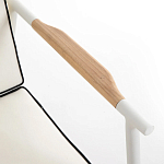 Садовый 2-х местный диван с подлокотниками из тика White варинант исполнения - 6 | Loft Concept в Брянске