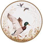 Тарелка закусочная из фарфора с изображением утки Hunting Porcelain Collection варинант исполнения - 1 | Loft Concept в Брянске
