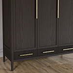 Большой Шкаф Primo Темный орех с 3 дверьми и 3 выдвижными ящиками варинант исполнения - 3 | Loft Concept в Брянске