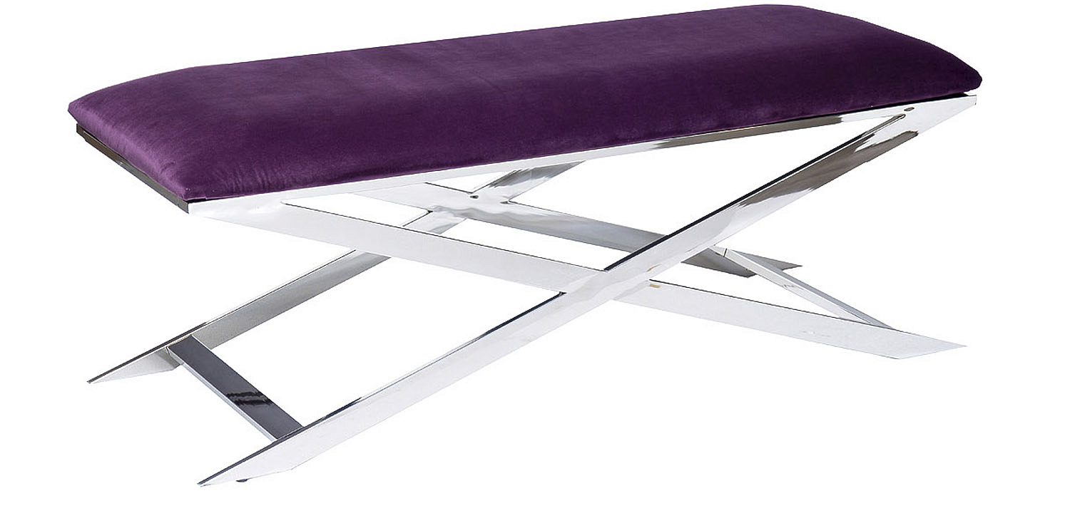 Банкетка Bench Velor Violet Банкетка Bench Velor Violet - Loft-Concept в Брянске