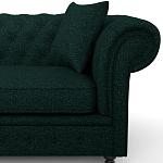 Мебельная ткань Шенилл темно-зеленый цвет 138 см T4-36 варинант исполнения - 8 | Loft Concept в Брянске