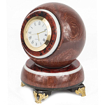 Часы настольные в виде шара из натурального камня Ball Stone Clock варинант исполнения - 4 | Loft Concept в Брянске